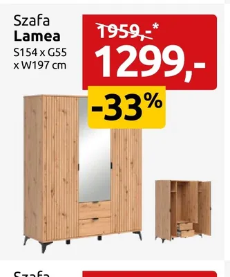 Szafa Lamea promocja w Black Red White