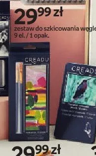 Zestaw do szkicowania węglem CREADU promocja w Dzień Dziecka