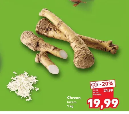 Chrzan luzem promocja w Kaufland