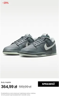 Buty męskie Nike promocja w NIKE
