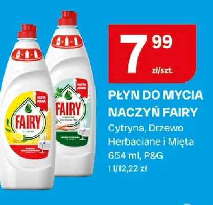 Płyn do mycia naczyń Fairy Drzewo Herbaciane i Mięta promocja w Chorten