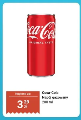 Napój gazowany Coca-Cola Original Taste promocja w Biedronka