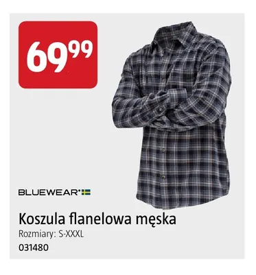 Koszula flanelowa męska Bluewear promocja w Jula