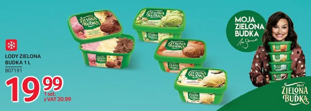 Lody Zielona Budka 1l promocja w Selgros