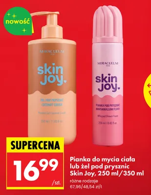 Pianka do mycia ciała Skin Joy Marshmallow Fluff promocja w Biedronka