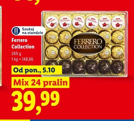 Praliny Ferrero Collection promocja w Lidl