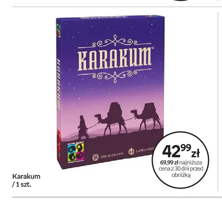 Gra planszowa Karakum Brain Games promocja w Empik