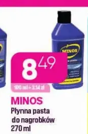 Płynna pasta do nagrobków Minos promocja w Drogerie Koliber
