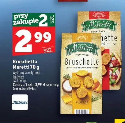 Bruschetta Maretti promocja w TOPAZ
