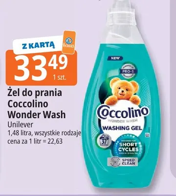 Żel do prania Coccolino Wonder Wash promocja w Leclerc