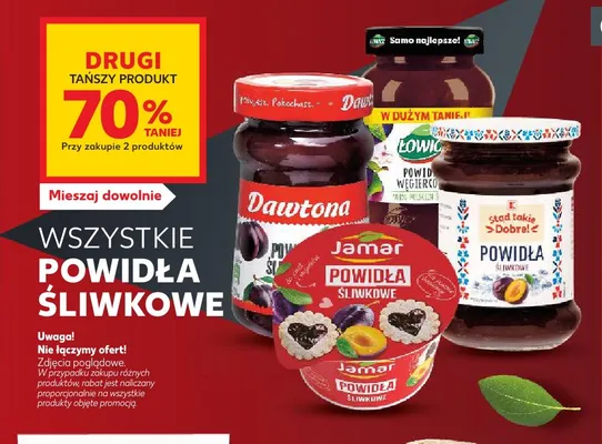 Powidła śliwkowe Dawtona promocja w Kaufland