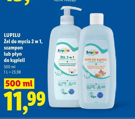 Płyn do kąpieli Lupilu promocja w Lidl