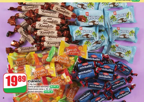 Cukierki promocja w Dino