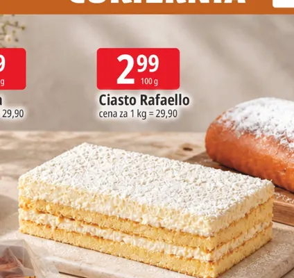 Ciasto Rafaello promocja w Leclerc