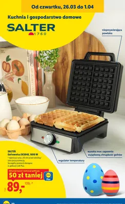 Gofrownica ek5848 SALTER promocja w Lidl