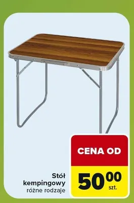 Stół kempingowy promocja w Carrefour
