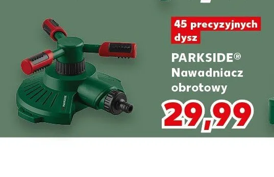 Nawadniacz obrotowy PARKSIDE 45 dysz promocja w Kaufland