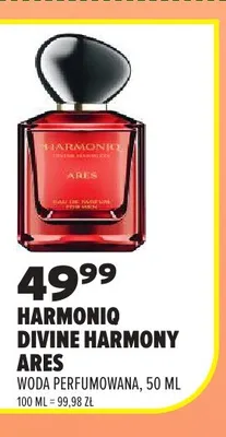 Woda perfumowana Harmoniq Divine Harmony Ares promocja w Drogerie Natura