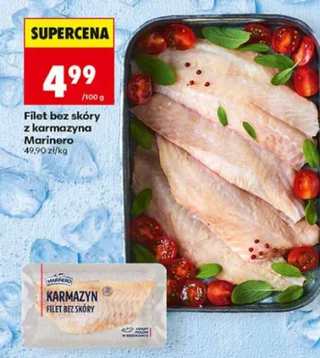 Filet bez skóry z karmazyna Marinero promocja w Biedronka