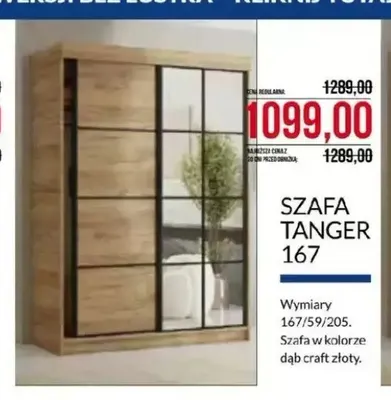 Szafa Tanger 167 promocja w Abra Meble
