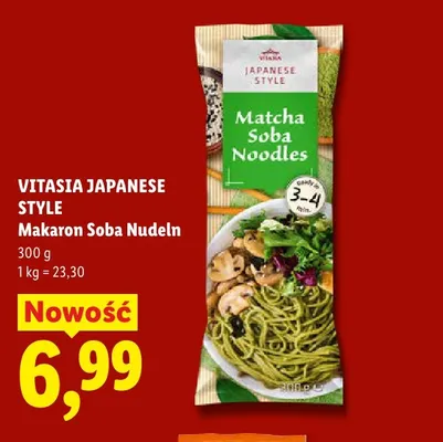 Makaron Soba Nudeln Vitasia Japanese Style promocja w Lidl