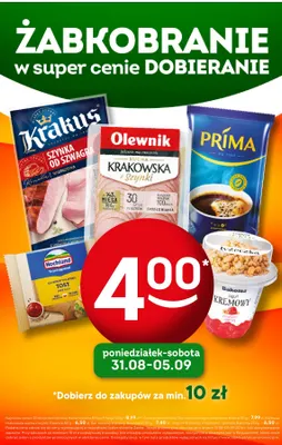 Kiełbasa krakowska sucha z szynki Olewnik promocja w Żabka