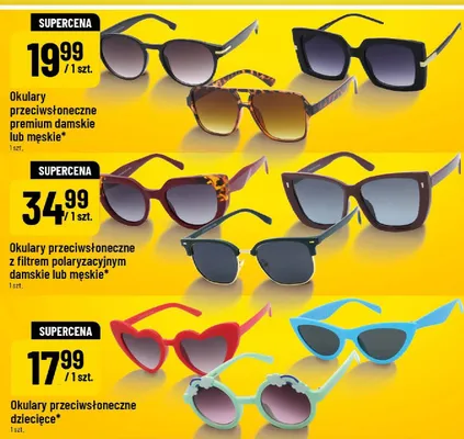 Okulary przeciwsłoneczne z filtrem polaryzacyjnym damskie lub męskie promocja w POLOmarket