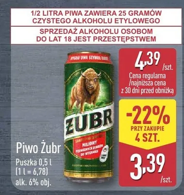 Piwo promocja w Aldi