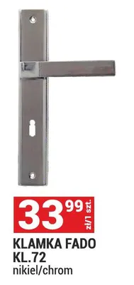 Klamka Fado KL.72 nikiel/chrom promocja w Merkury Market