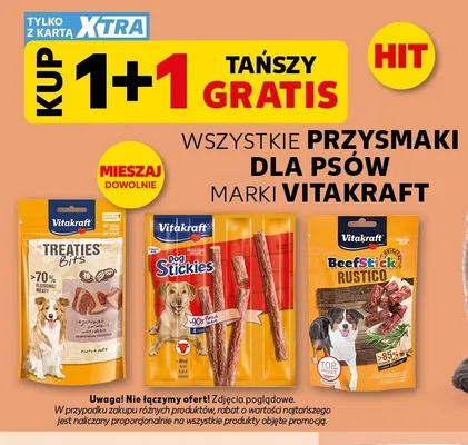 Przysmaki dla psów Vitakraft Treaties Bits promocja w Kaufland
