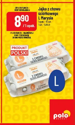 Jajka z chowu ściółkowego Marysia klasa L promocja w POLOmarket