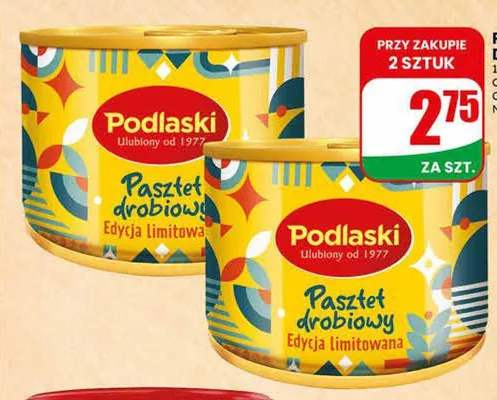 Pasztet drobiowy Podlaski Drosed promocja w Dino