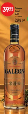 Rum Galeon Gold promocja w Żabka