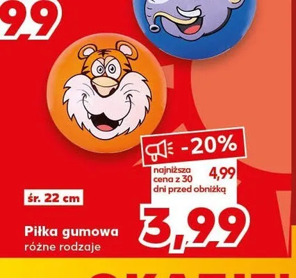 Piłka gumowa promocja w Kaufland