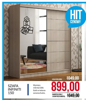 Szafa Infiniti 150 promocja w Abra Meble