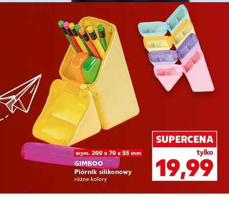 Piórnik silikonowy GIMBOO promocja w Kaufland