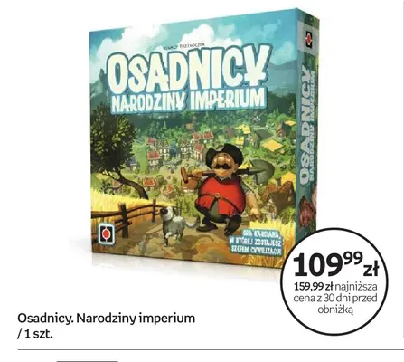 Gra planszowa Osadnicy. Narodziny imperium promocja w Empik