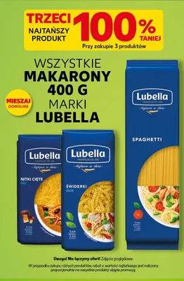 Makaron Lubella Nitki Cięte promocja w Kaufland