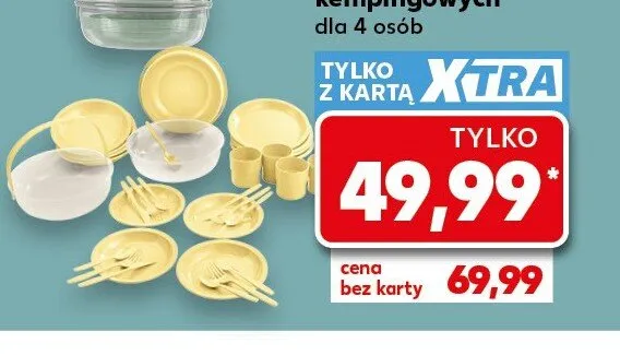 Zestaw naczyń kempingowych Curver promocja w Kaufland