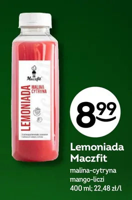 Lemoniada Maczfit mango-liczi promocja w Żabka