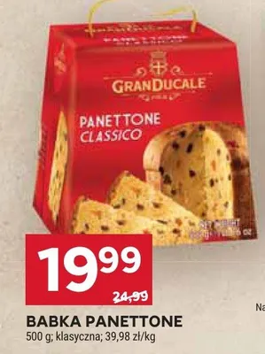 Babka panettone promocja w Stokrotka