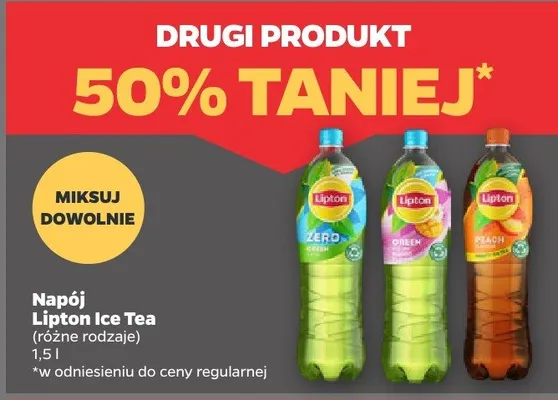 Napój Lipton Ice Tea promocja w Netto