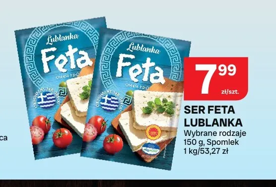 Ser feta Lublanka promocja w Chorten