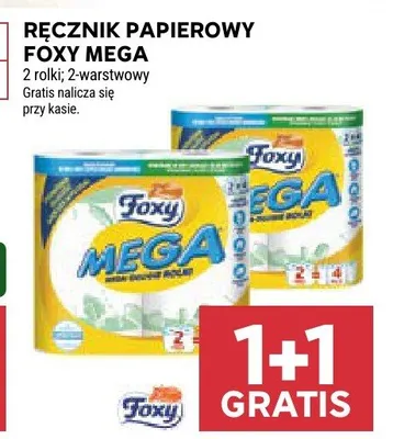 Ręcznik papierowy Foxy Mega 2-warstwowy promocja w Stokrotka