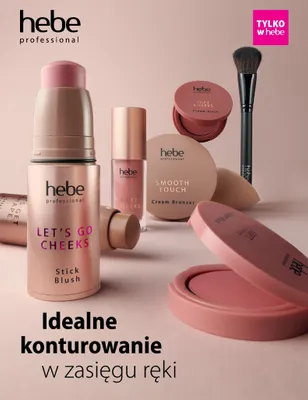 Płynny róż hebe professional Silky Cheeks promocja w Hebe