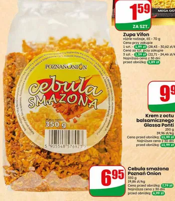 Cebula smażona Poznań Onion promocja w Dino