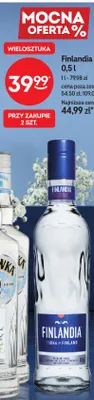 Wódka Finlandia promocja w Żabka