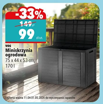 Miniskrzynia ogrodowa promocja w Biedronka