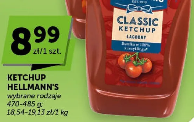 Ketchup łagodny wybrane rodzaje promocja w Groszek