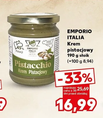 Krem pistacjowy Emporio Italia promocja w Kaufland